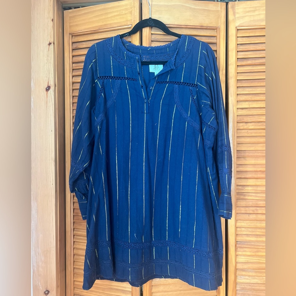 dRA Los Angeles Navy and Gold tunic/dress